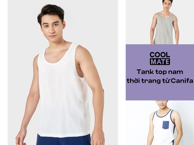 Tank top nam thương hiệu Canifa