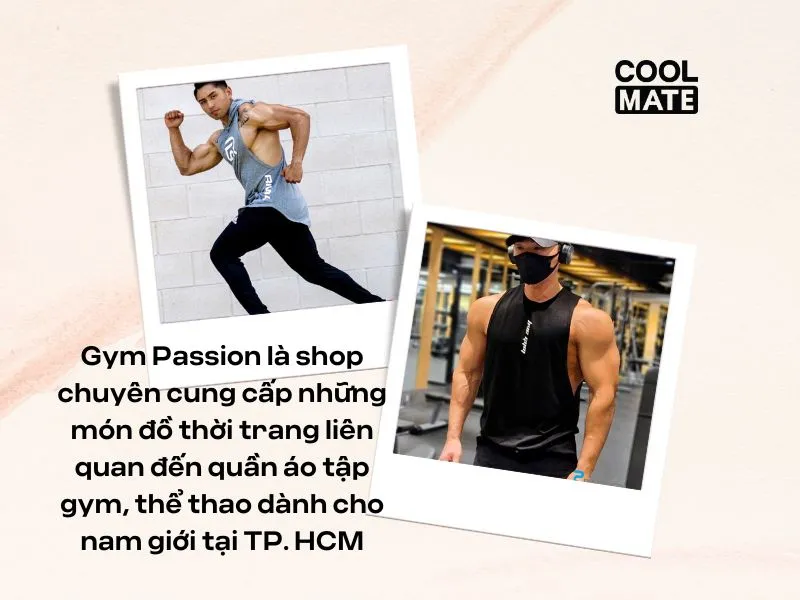 Áo tank top nam Gym passion