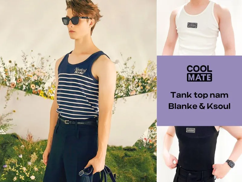 Tank top nam  Blanke & Ksoul