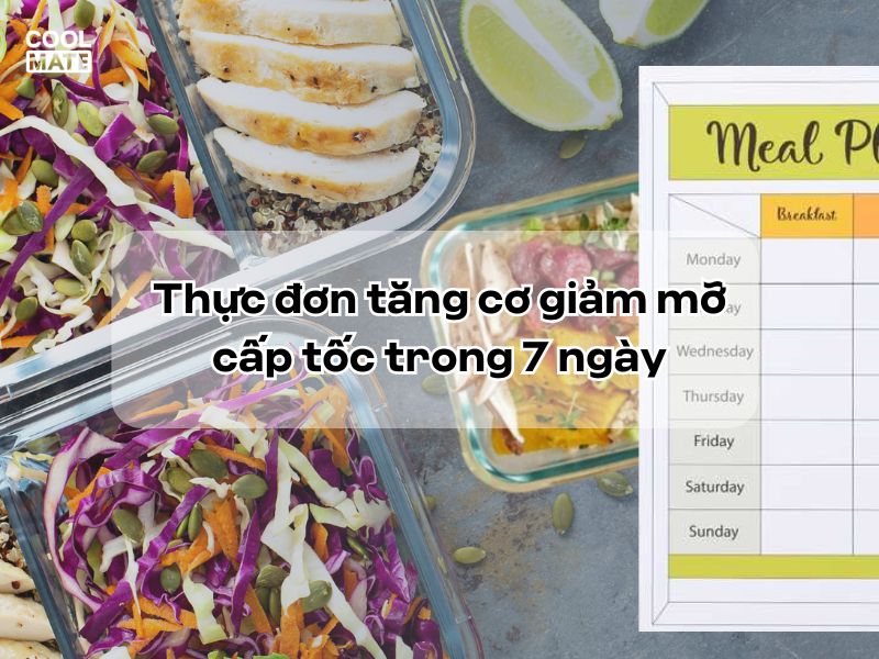 Chế độ ăn tăng cơ giảm mỡ 