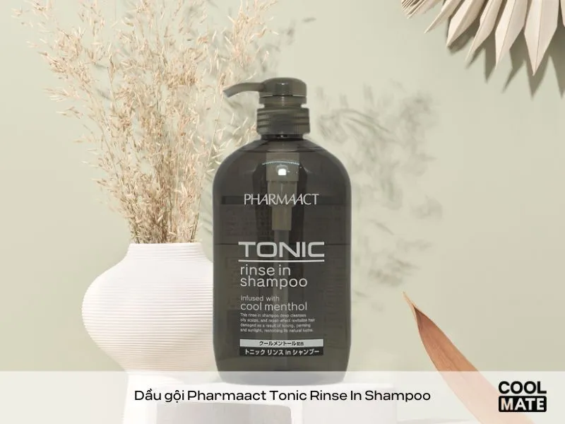 Dầu gội nam thơm lâu của Nhật - Pharmaact Tonic Rinse In Shampoo