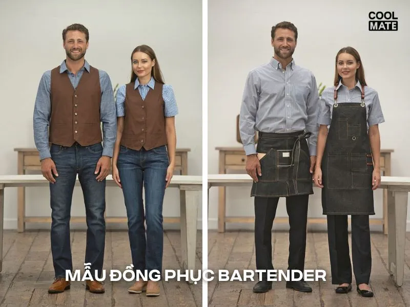  đồng phục Bartender 