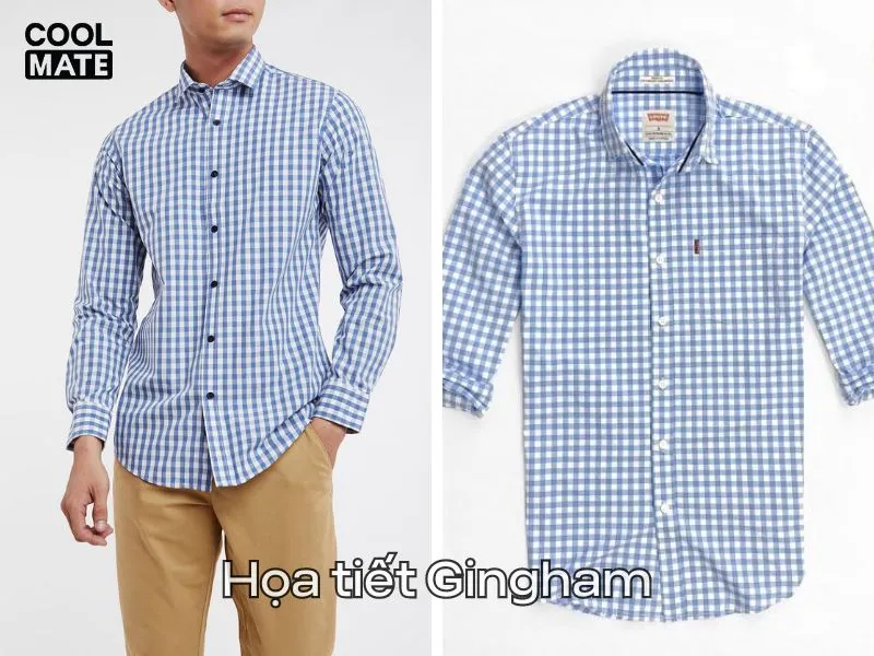 Áo sơ mi sọc Gingham