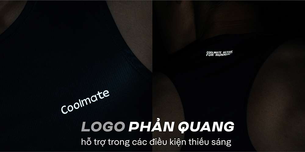 Logo phản quang giúp an toàn khi chạy đêm