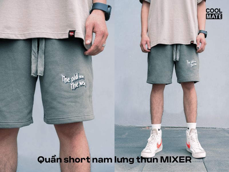 quần short nam lưng thun