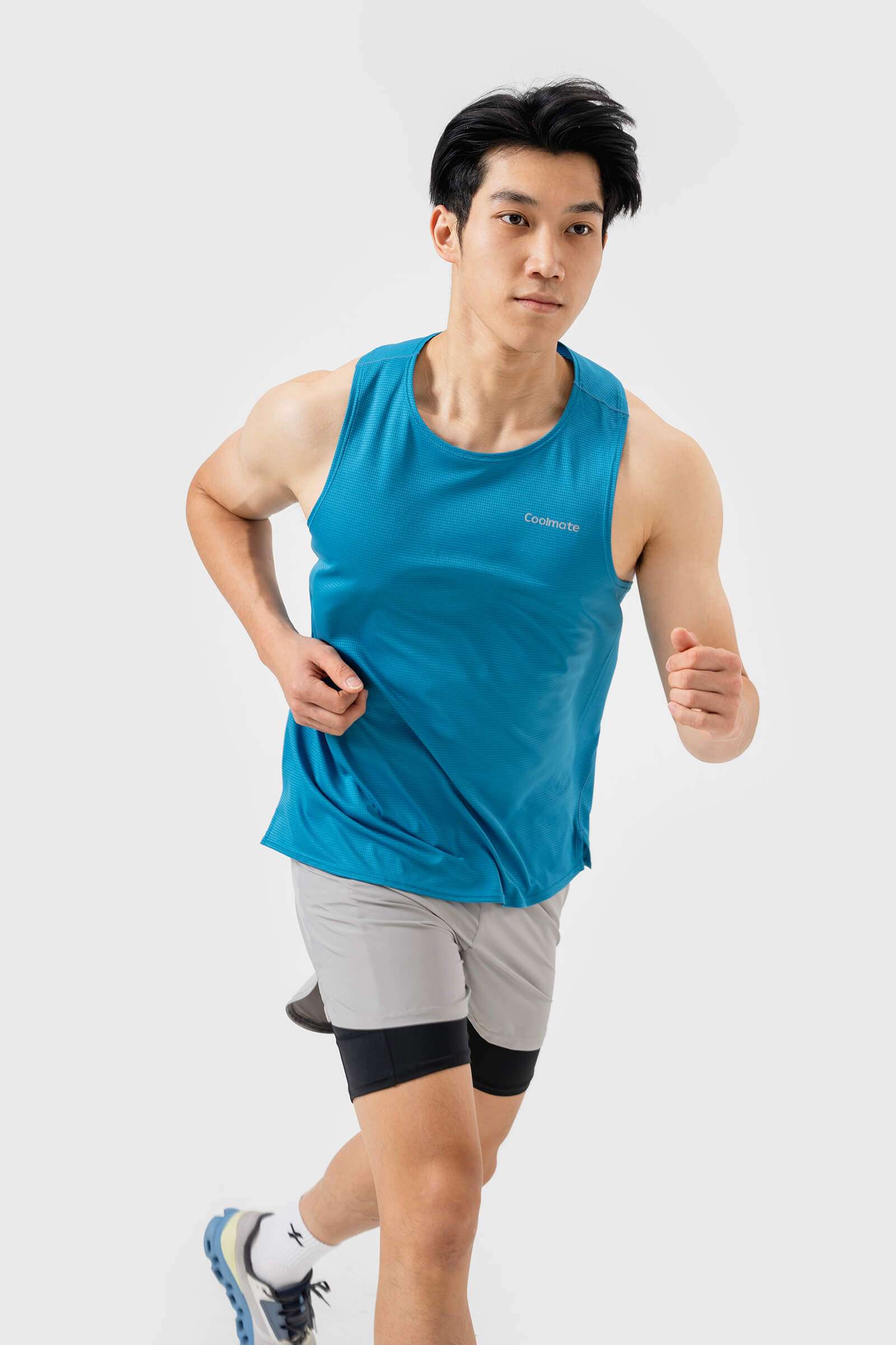 Áo Singlet Chạy bộ nam Essentials Fast & Free Run II