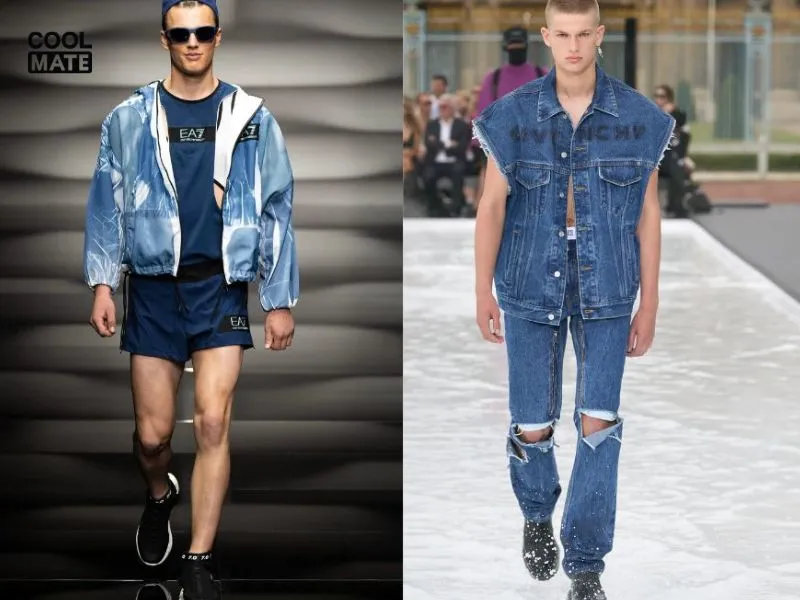  Xu hướng thời trang nam cùng chất liệu denim