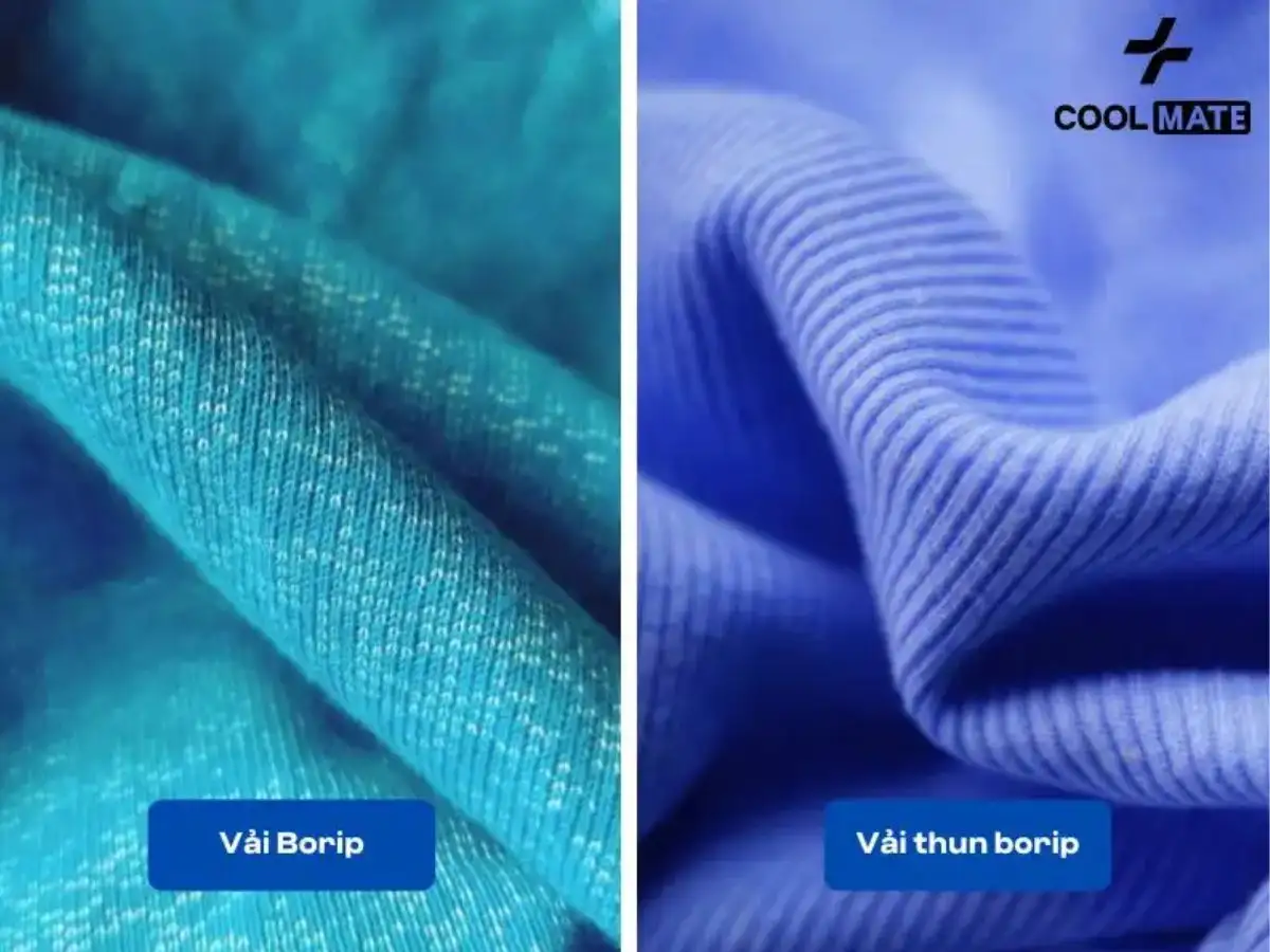 Vải thun Borip được làm từ sợi bông tự nhiên