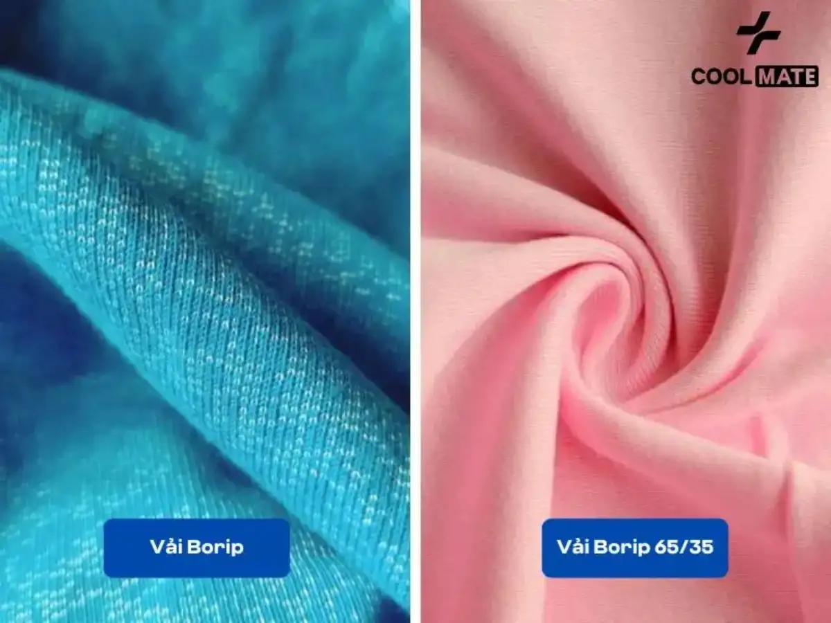 Vải Borip cotton 65/35 là sự kết hợp giữa 2 loại sợi chính là cotton và polyester