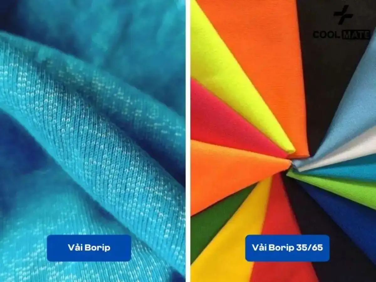 Vải Borip cotton 35/65 có tên gọi khác là vải thun Borip TC