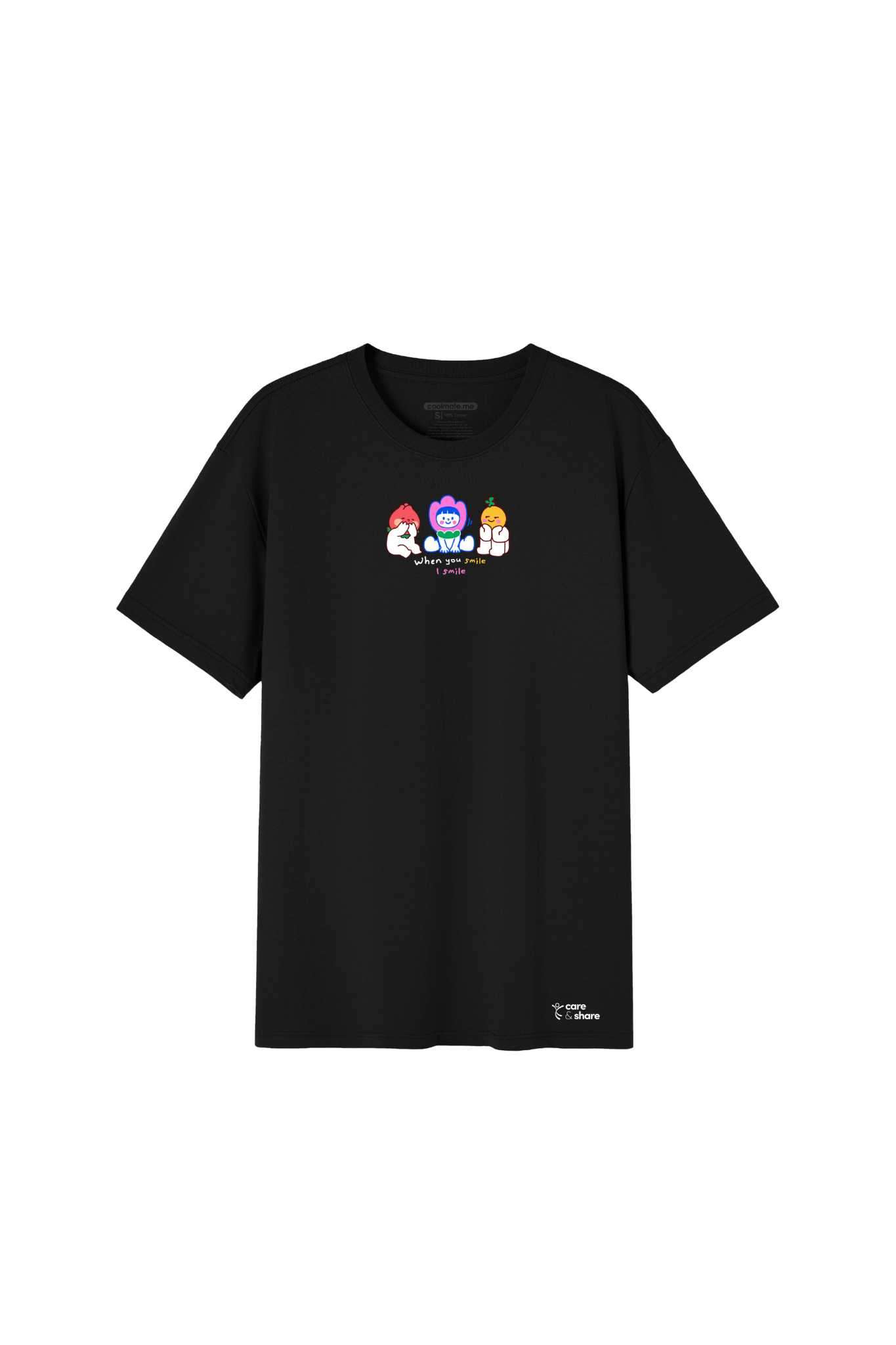 Áo in cotton Care & Share - U Smile I Smile