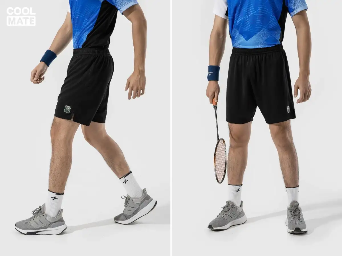 Kết hợp quần short thể thao với sneaker 