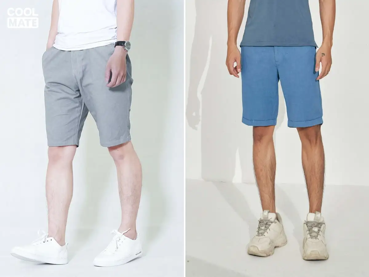 Quần short vải đũi nhẹ nhàng, phong cách giản dị và tinh tế