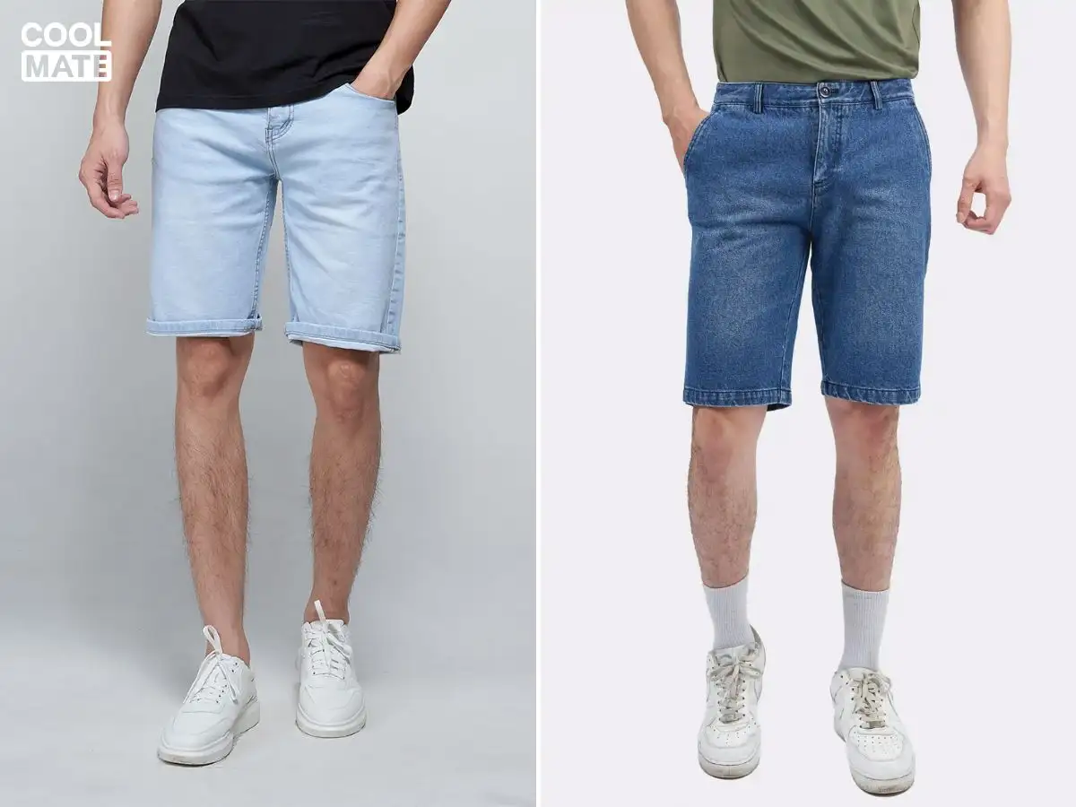 Quần short jeans thích hợp cho những chuyến đi chơi, dạo phố