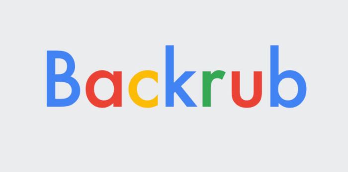 Tiền thân của Google là Backrub (Nguồn: The Standard) 