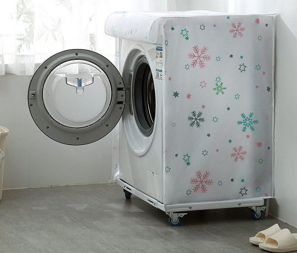 Vỏ bọc không chỉ giúp bảo vệ máy giặt mà còn giúp làm đẹp không gian