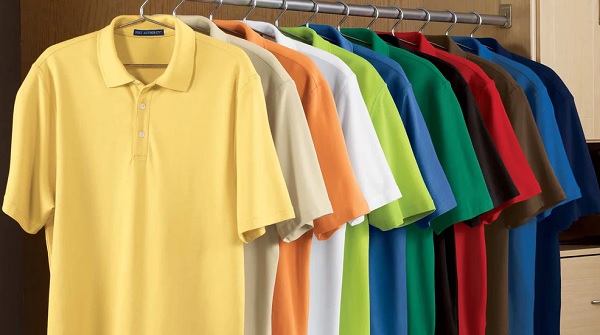 Vải may áo polo nam có thể là chất liệu tự nhiên, nhân tạo hoặc kết hợp