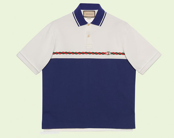 Áo Gucci Cotton Jersey Polo With Interlocking G (Nguồn: Gucci.com)