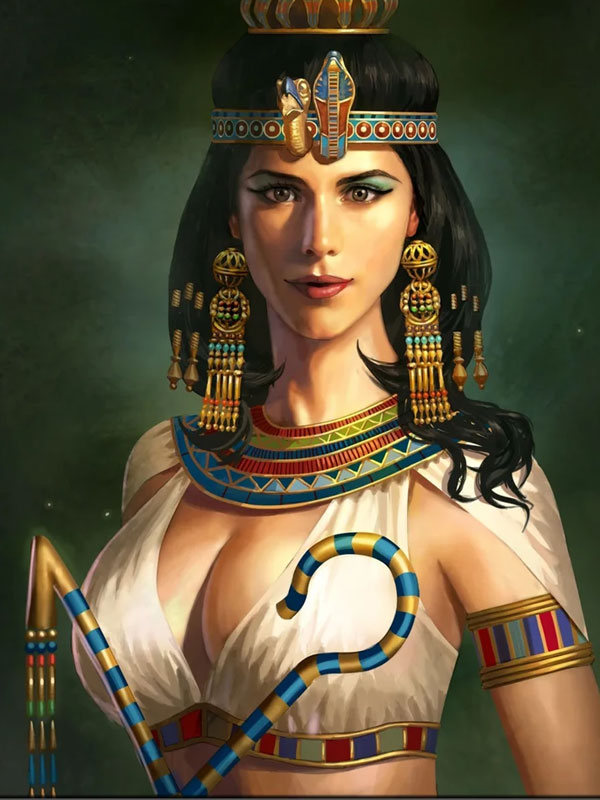 Cleopatra được đánh giá là tượng đài sắc đẹp của Ai Cập thời bấy giờ