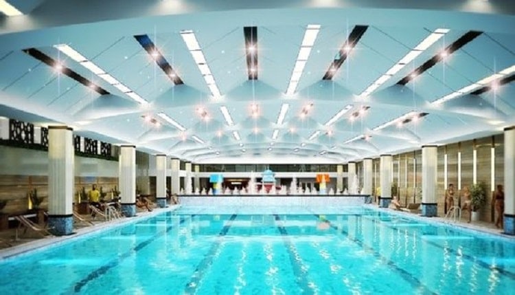 Phòng Gym có bể bơi Hà Nội Hapulico đạt tiêu chuẩn cao