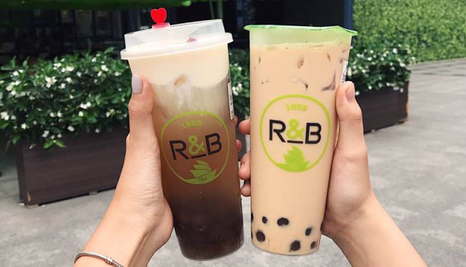 Thương hiệu trà sữa R&B được nhiều khách hàng tin tưởng và lựa chọn (Nguồn: Foody) 