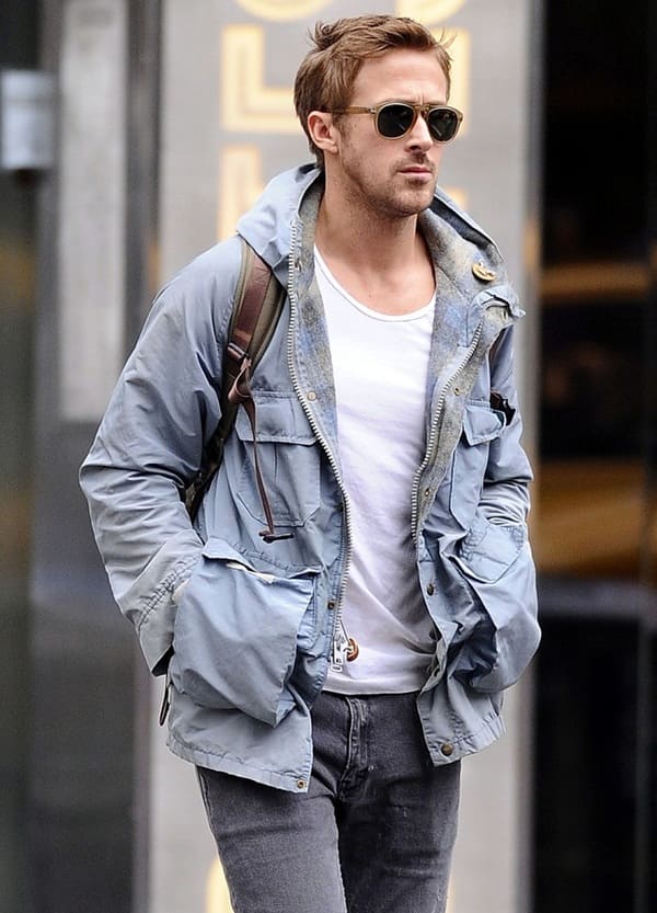 Phong cách thời trang nam trung niên của nam diễn viên Ryan Gosling 