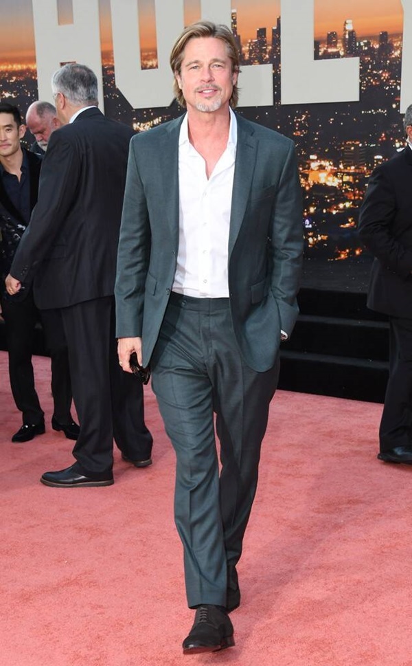 Brad Pitt diện vest bảnh bao