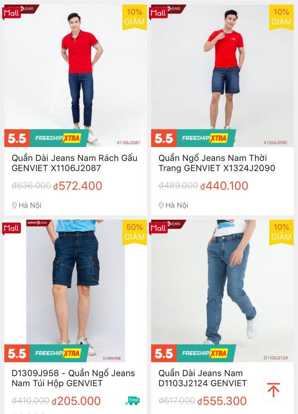 GenViet Jean thương hiệu đồ jean hàng đầu Việt Nam