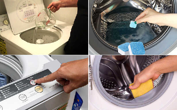 Vệ sinh máy giặt bằng viên tẩy vô cùng tiện dụng và rất được ưa chuộng hiện nay