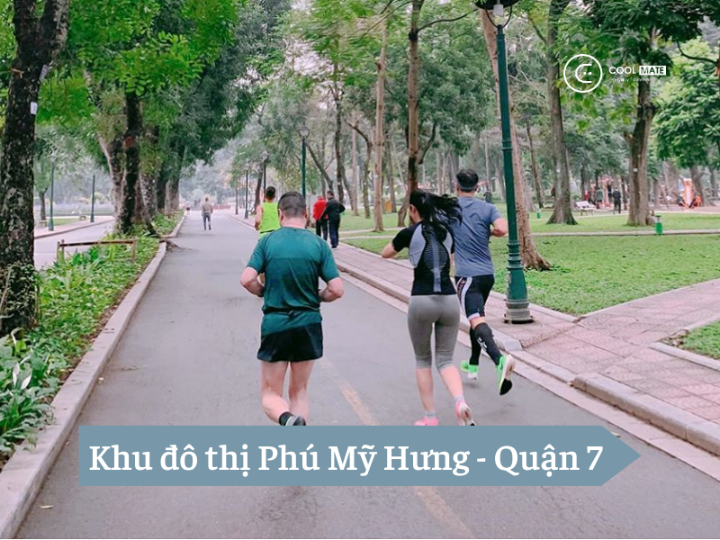 Khu đô thị Phú Mỹ Hưng là địa điểm lý thú để chạy bộ tại TP.HCM 