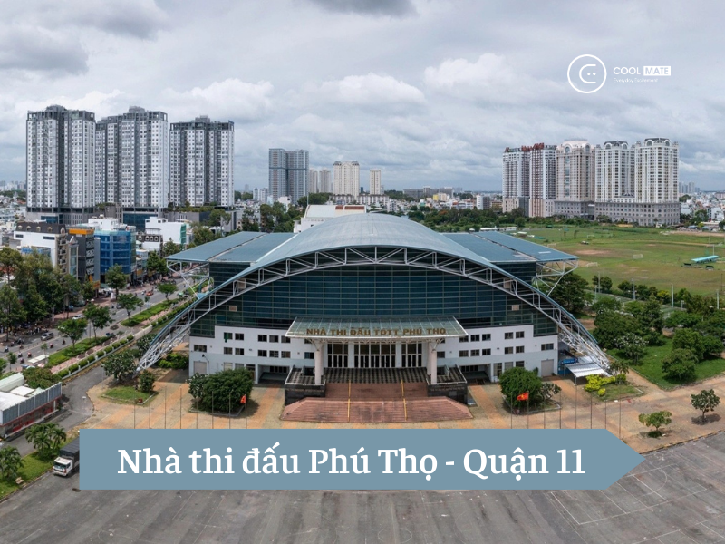 Nhà thi đấu Phú Thọ là địa điểm chạy bộ TPHCM nổi tiếng 