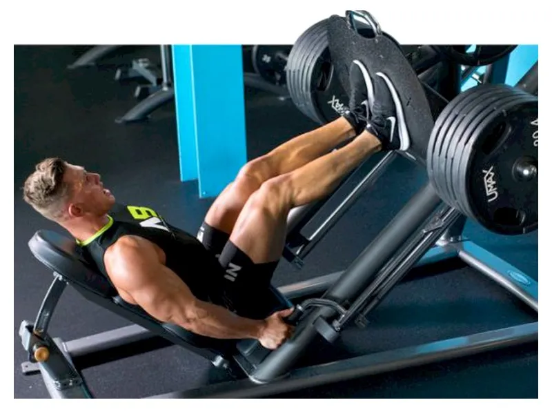 Leg Press là bài tập bắp chân nam dễ thực hiện khi không có nhiều động tác khó