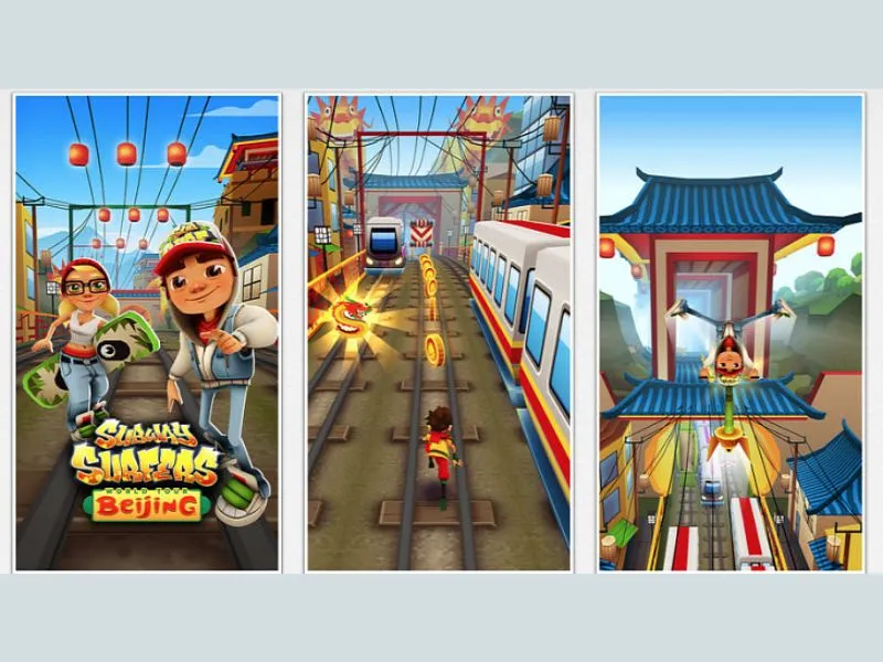 Subway Surfers online - Chơi game Subway Surfers trực tuyến 