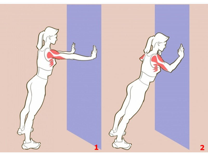 Bài tập này tập trung vào cơ cánh tay, vai và ngực,