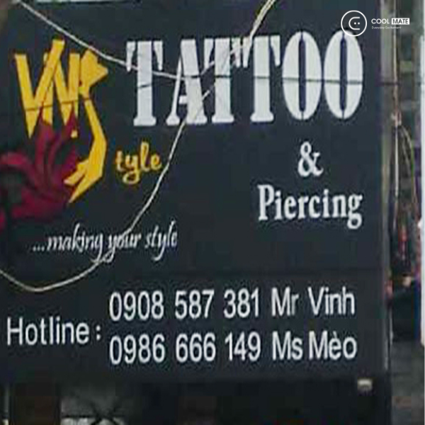 Một địa bấm lỗ tai, xỏ khuyên và xăm hình được nhiều bạn trẻ cực kỳ yêu thích chính là VNStyle Tattoo & Piercing
