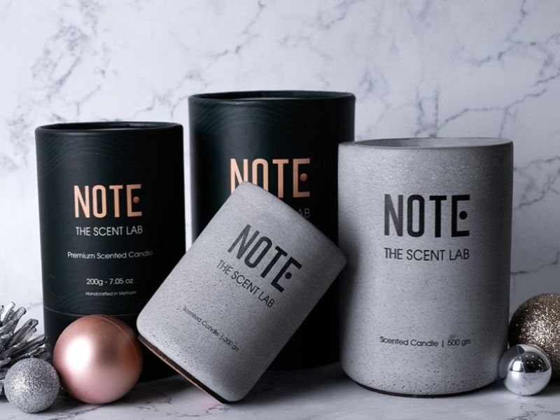 Hương thơm quyến rũ của Nến thơm local brand NOTE – The Scent Lab
