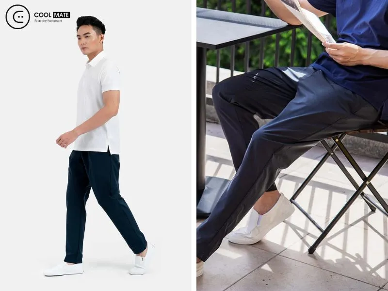 Nhẹ nhàng thoải mái cùng quần jogger và áo polo