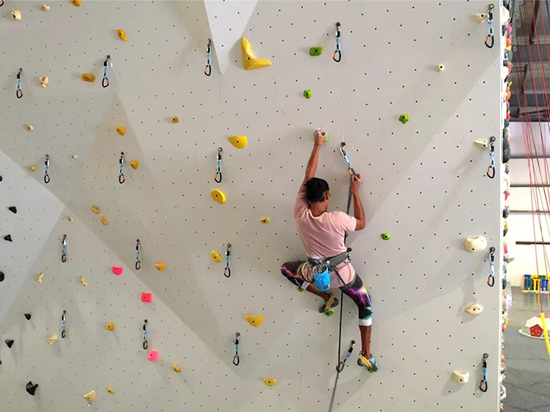 Lead climbing