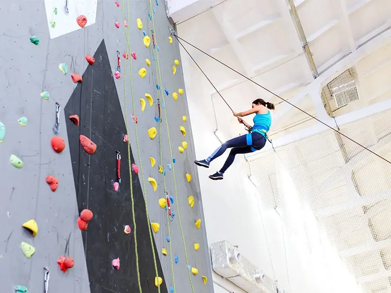 Top-rope climbing