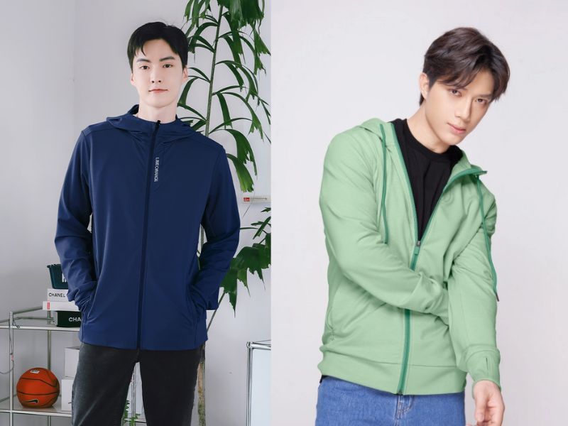 Áo chống nắng Air Hoodie 2 Lime Orange