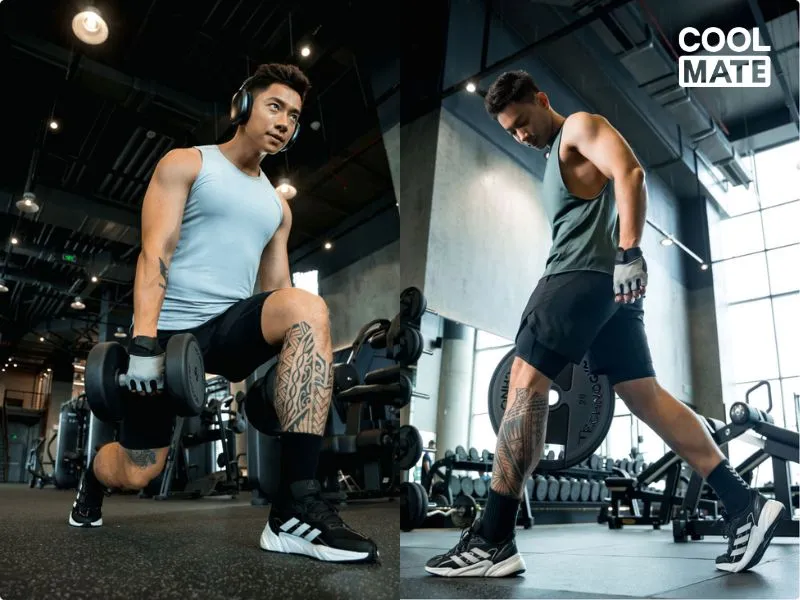 Trang phục là đồ dùng cần có khi tập gym tại nhà