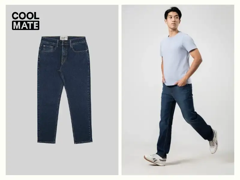 Quần Jeans xanh chàm cho bạn một phong cách “cực bụi”