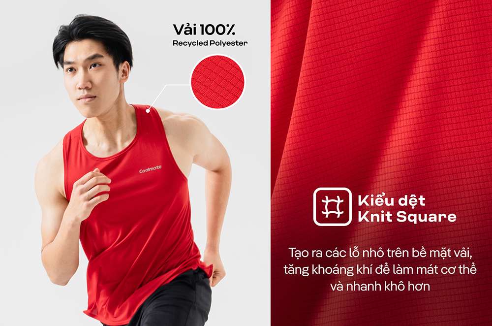 Bề mặt dệt Knit Square bền chắc, chống ma sát