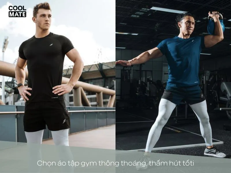 Áo tập gym vừa vặn cho nam