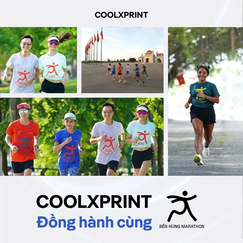 Áo đồng phục runner giải chạy Đền Hùng Spirituality Marathon