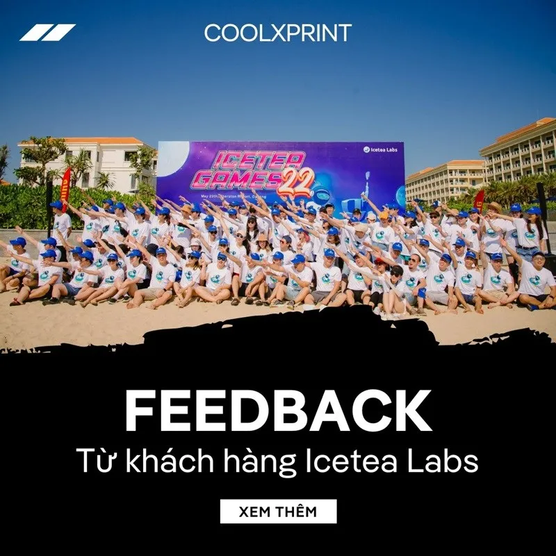 Áo đồng phục team building Icetea Labs