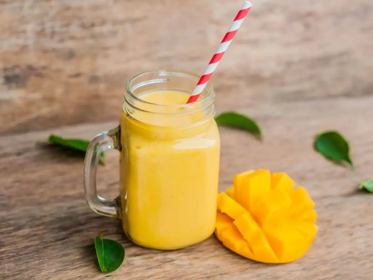 Sinh tố xòai và hạt chia 