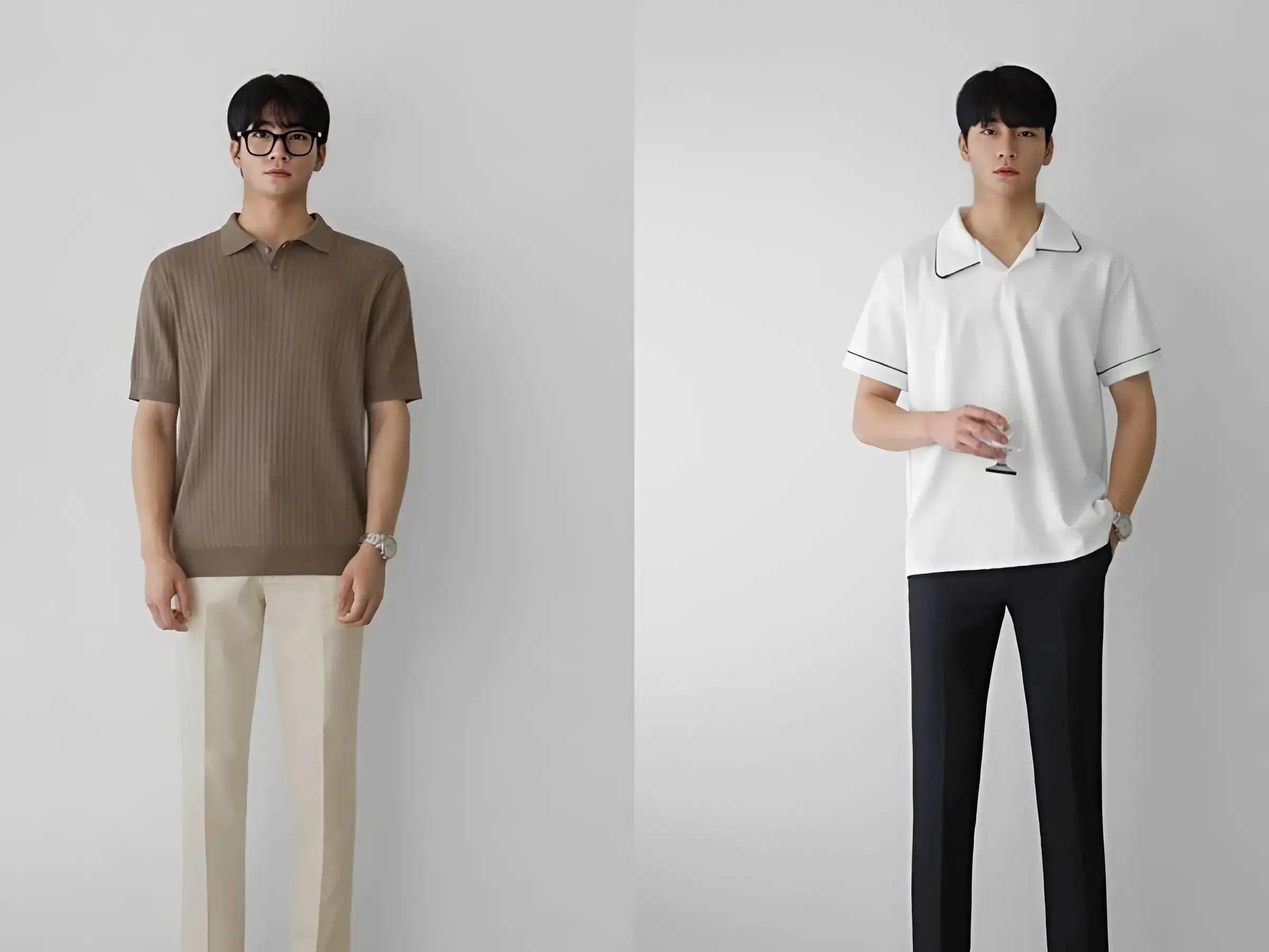 Nâng Cấp Thoải Mái Hơn - Áo Polo + Quần Chinos + Giày Mọi (Boat Shoes)