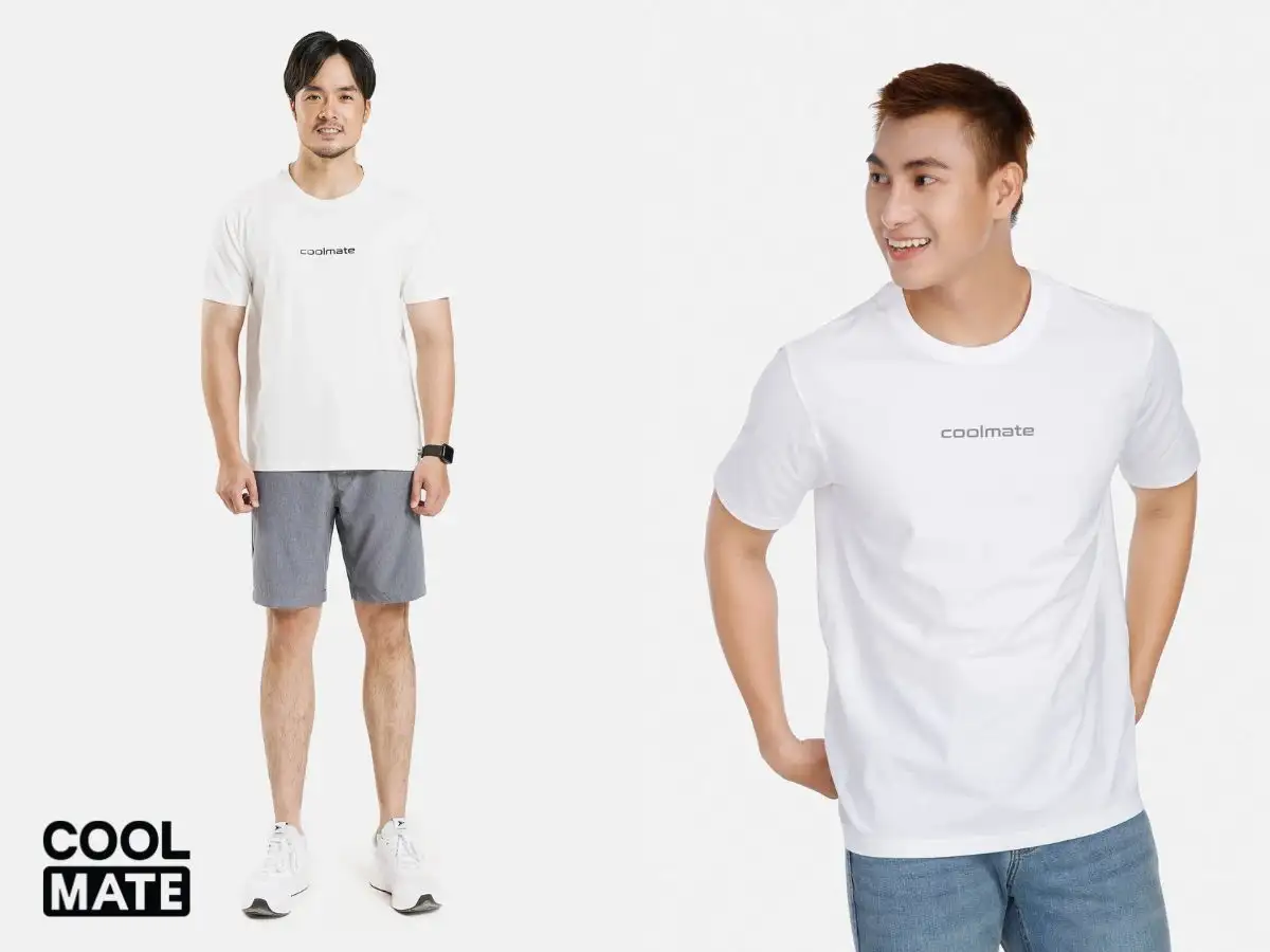  Chất vải Cotton Compact của Coolmate mềm, thoáng và giữ phom tốt cả ngày