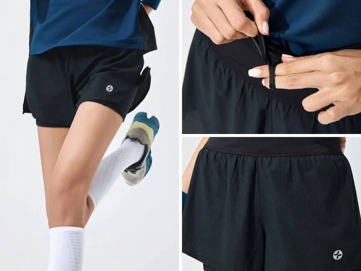 Ưu nhược điểm của quần short thể thao nữ 2 lớp